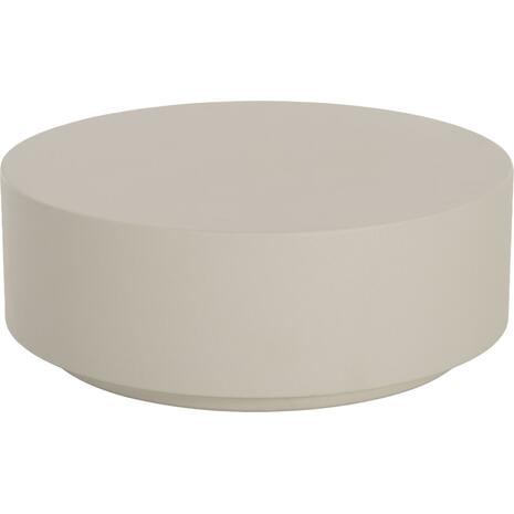 ΤΡΑΠΕΖΙ ΜΕΣΗΣ ΣΤΡΟΓΓΥΛΟ KYOKO HM6579.02 ΜΠΕΖ FIBER CEMENT Φ90x34Υεκ.