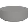 ΤΡΑΠΕΖΙ ΜΕΣΗΣ FIBER CEMENT ΣΤΡΟΓΓΥΛΟ KYOKO HM6579.01 ΓΚΡΙ Φ90x30Υεκ.