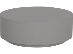 ΤΡΑΠΕΖΙ ΜΕΣΗΣ FIBER CEMENT ΣΤΡΟΓΓΥΛΟ KYOKO HM6579.01 ΓΚΡΙ Φ90x30Υεκ.