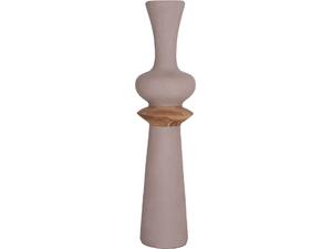 ΔΙΑΚΟΣΜΗΤΙΚΟ ΒΑΖΟ ΔΑΠΕΔΟΥ NEBULA HM4660.05L FIBER CEMENT TAUPE--ΞΥΛΟ ΤΕΑΚ Φ45x172Υεκ