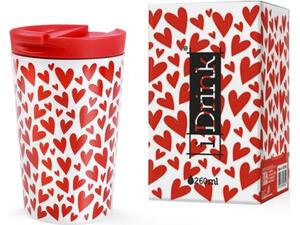 Κούπα θερμός i DRINK ID0246 TRAVEL MUG 260ml HEART
