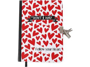 Ατζέντα i-Total Gift XL1821B Follow your Heart A5 με κλειδί