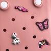 Τσαντάκι Croqbag Cactus με διακοσμητικά pins 16x20 cm - Ροζ