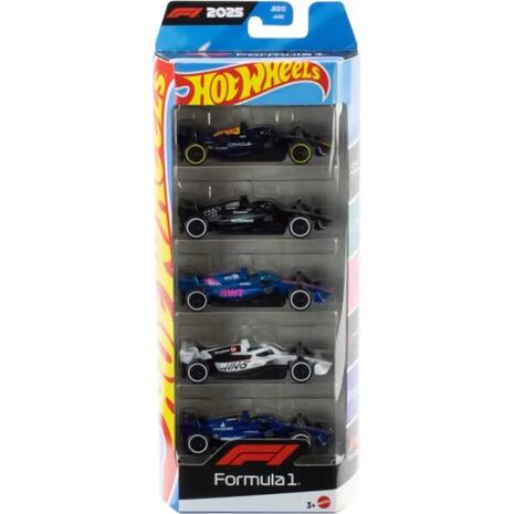 Hot Wheels Σετ με 5 Αυτοκινητάκια Formula 1