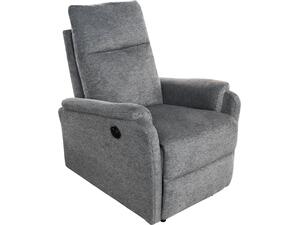 ΠΟΛΥΘΡΟΝΑ RELAX ΜΕ ΗΛΕΚΤΡΙΚΗ ΑΝΑΚΛΙΣΗ SYNTHIA HM3309.03 ΓΚΡΙ ΥΦΑΣΜΑ 75x86x100Yεκ