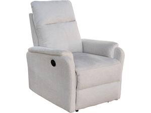 ΠΟΛΥΘΡΟΝΑ RELAX ΜΕ ΗΛΕΚΤΡΙΚΗ ΑΝΑΚΛΙΣΗ SYNTHIA HM3309.01 ΜΠΕΖ ΥΦΑΣΜΑ 75x86x100Yεκ