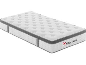 ΣΤΡΩΜΑ ΜΟΝΟ SILENTIUM HM749.01 POCKET SPRINGS--ΛΕΥΚΟ 90x190x30Υεκ.