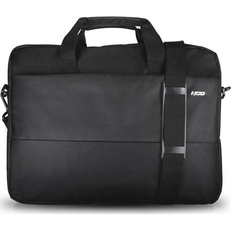 Τσάντα Laptop NOD Style V2 Ώμου/Χειρός για 17.3" σε Μαύρο χρώμα