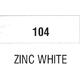 Χρώμα λαδιού Talens Van Gogh 20ml No104 Zinc White (series 1)