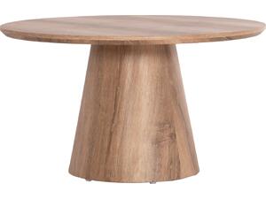 ΤΡΑΠΕΖΙ ΣΑΛΟΝΙΟΥ KARAN HM18028 MDF ΣΕ ΦΥΣΙΚΟ ΧΡΩΜΑ ΞΥΛΟΥ Φ80x45,5Υεκ.