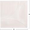 ΠΙΝΑΚΑΣ ΤΕΤΡΑΓΩΝΟΣ ΣΕΙΡΑ SANTORINI HM4507 MDF ΣΕ ΥΠΟΛΕΥΚΟ ΧΡΩΜΑ 80x4(πάχος)x80Υεκ.