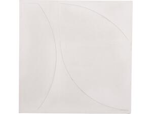 ΠΙΝΑΚΑΣ ΤΕΤΡΑΓΩΝΟΣ ΣΕΙΡΑ SANTORINI HM4508 MDF ΣΕ ΥΠΟΛΕΥΚΟ ΧΡΩΜΑ 80x4(πάχος)x80Υεκ.