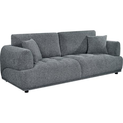 ΚΑΝΑΠΕΣ 3-ΘΕΣΙΟΣ STRUCTO HM3329.01 ΓΚΡΙ ΥΦΑΣΜΑ 227x94x88Υεκ.