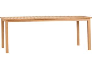 ΤΡΑΠΕΖΙ ΟΡΘΟΓΩΝΙΟ FINTO HM6616 ΞΥΛΟ TEAK--ΦΥΣΙΚΟ 200x100x75Υεκ.