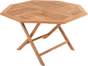 ΤΡΑΠΕΖΙ ΠΟΛΥΓΩΝΟ ΠΤΥΣΣΟΜΕΝΟ KARLIN HM6618 ΞΥΛΟ TEAK ΣΕ ΦΥΣΙΚΟ ΧΡΩΜΑ 120x120x75Yεκ.