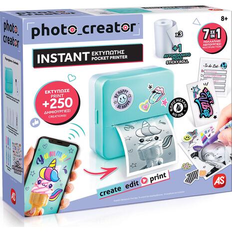 Φορητός εκτυπωτής Photo creator instant pocket printer
