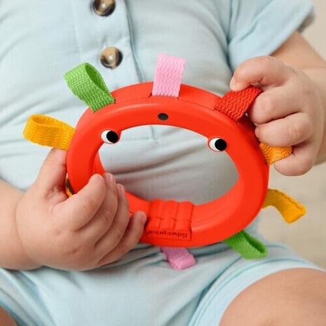 Fisher-Price Κουδουνίστρες Ζωάκια - Πορτοκαλί Ουράνιο Τόξο JKW53/JKW56