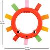 Fisher-Price Κουδουνίστρες Ζωάκια - Πορτοκαλί Ουράνιο Τόξο JKW53/JKW56
