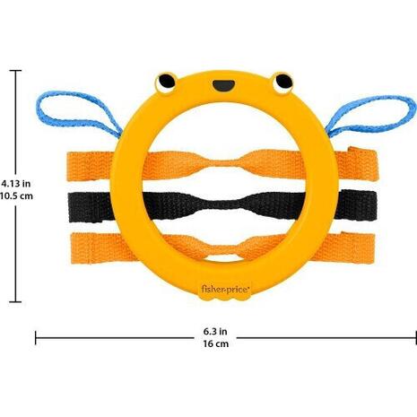 Fisher-Price Κουδουνίστρες Ζωάκια - Κίτρινη Μελισσούλα JKW53/JKW54