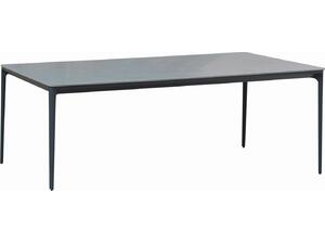 ΤΡΑΠΕΖΙ ΤΡΑΠΕΖΑΡΙΑΣ STAD HM6558.01 ΓΚΡΙ ΑΛΟΥΜΙΝΙΟ & SINTERED STONE TOP 220x100x74Υεκ