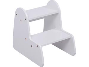 ΠΑΙΔΙΚΗ ΣΚΑΛΑ/ΣΚΑΜΠΟ RICKI HM18340.03 MDF & ΚΟΝΤΡΑΠΛΑΚΕ ΛΕΥΚΟ 33x43.5x40.5Υεκ