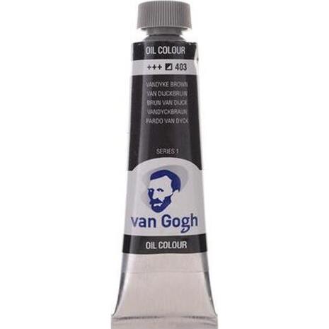 Χρώμα λαδιού Talens Van Gogh 20ml No403 Vandyke Brown (series 1)
