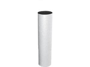 Θήκη σχεδίου χάρτινος κύλινδρος 73cm/ Ø10εκ (Λευκό)