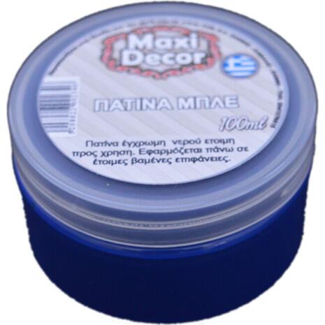 Πατίνα Mπλέ 100 ml Maxi Decor