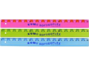 Χάρακας KUM Softie & Flex 30cm σε διάφορα χρώματα (2250219)