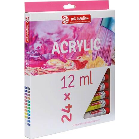 Σετ ακρυλικό χρώμα Talens Artcreation 24x12ml
