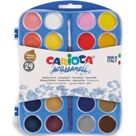 Νερομπογιές CARIOCA σετ 24 τεμαχίων