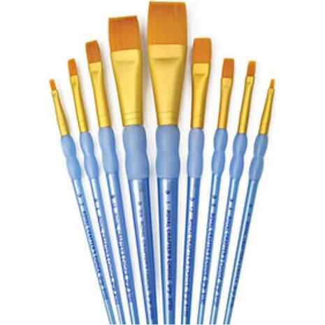 Πινέλο χειροτεχνίας Soft-Grip Πλακέ Νο.0