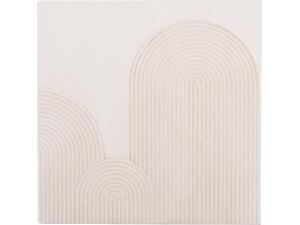ΠΙΝΑΚΑΣ ΤΕΤΡΑΓΩΝΟΣ ΣΕΙΡΑ SANTORINI HM4517 MDF ΣΕ ΥΠΟΛΕΥΚΟ ΧΡΩΜΑ 80x4,5(πάχος)x80Υεκ.