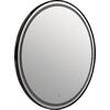 ΚΑΘΡΕΠΤΗΣ ΤΟΙΧΟΥ ΣΤΡΟΓΓΥΛΟΣ ROUNDER HM4503.01 ΑΛΟΥΜΙΝΙΟ ΣΕ ΜΑΥΡΟ-ΦΩΤΙΣΜΟΣ LED Φ80εκ.