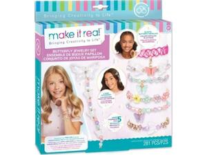 Make It Real Butterfly Jewelry Set - Παιδικό Σετ Κατασκευής Κοσμημάτων