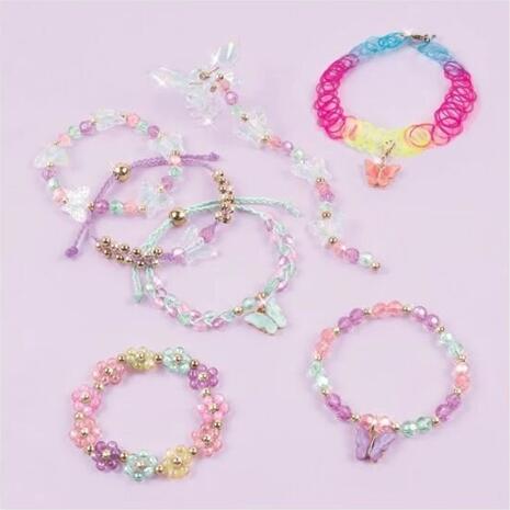 Make It Real Butterfly Jewelry Set - Παιδικό Σετ Κατασκευής Κοσμημάτων