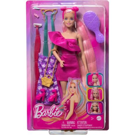 Barbie Κούκλα Πολύχρωμα Μαλλιά