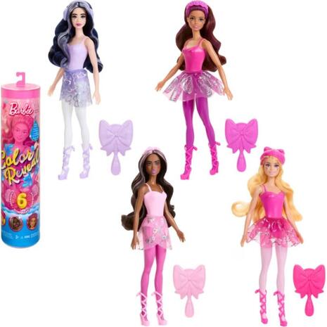 Κούκλα Barbie Color Reveal - Μπαλαρίνα (4 σχέδια)