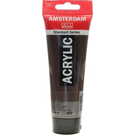 Ακρυλικό χρώμα Talens Amsterdam 409 burnt umber 120ml (Burnt Sienna)