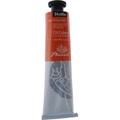 Χρώμα λαδιού Phoenix No313 180ml orange red