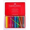 Κασετίνα μεταλλική με ξυλομπογιές FABER CASTELL συσκευασία (36 τεμάχια)