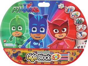 Σετ ζωγραφικής GIGA BLOCK 5 σε 1 PJ Masks 62711