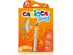 Ξυλομπογιές CARIOCA Baby (6 τεμάχια)