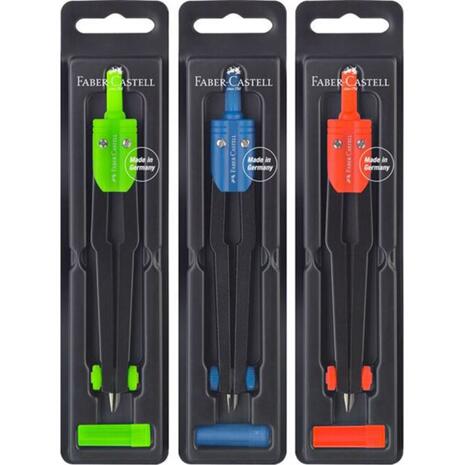 Διαβήτης Faber Castell  Color-Black και ανταλλακτικές μύτες