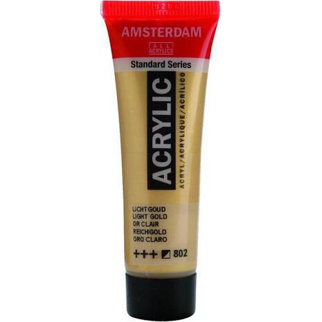 Ακρυλικό χρώμα Talens Amsterdam 802 Light Gold