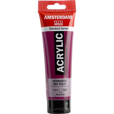 Ακρυλικό χρώμα Talens Amsterdam 567 Permenant Red Violet 120ml