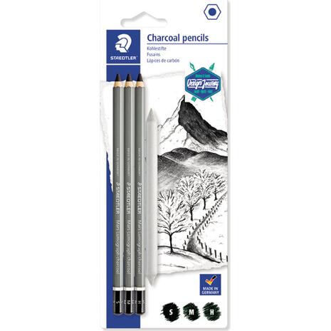 Σετ Κάρβουνο STAEDTLER Lumogragh (συσκευασία 3 τεμαχίων)