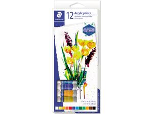 Σετ ακρυλικό χρώμα STAEDTLER 12 χρωμάτων 12ml