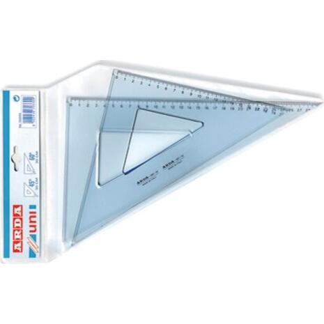 Τρίγωνα Arda 45o + 60o 35cm (σετ 2 τεμαχίων)