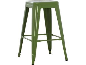 ΣΚΑΜΠΟ ΜΕΣΑΙΟΥ ΥΨΟΥΣ ΜΕΤΑΛΛΙΚΟ MELITA-PRO HM8573.53 ΣΕ LIGHT OLIVE GREEN 43x43x67Υεκ.
